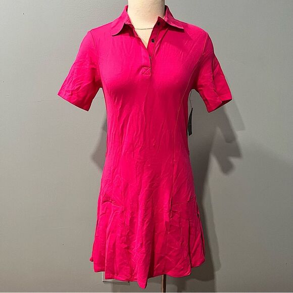 Sage Women's Pink Polo Dress - Picture 1 of 7